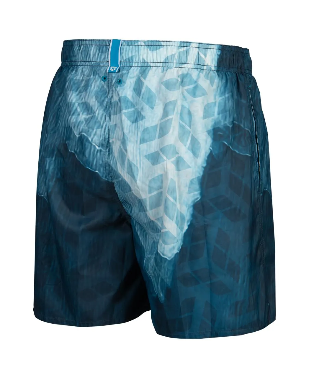Arena Water Prints Beach Boxer mare white-monogram riciclato