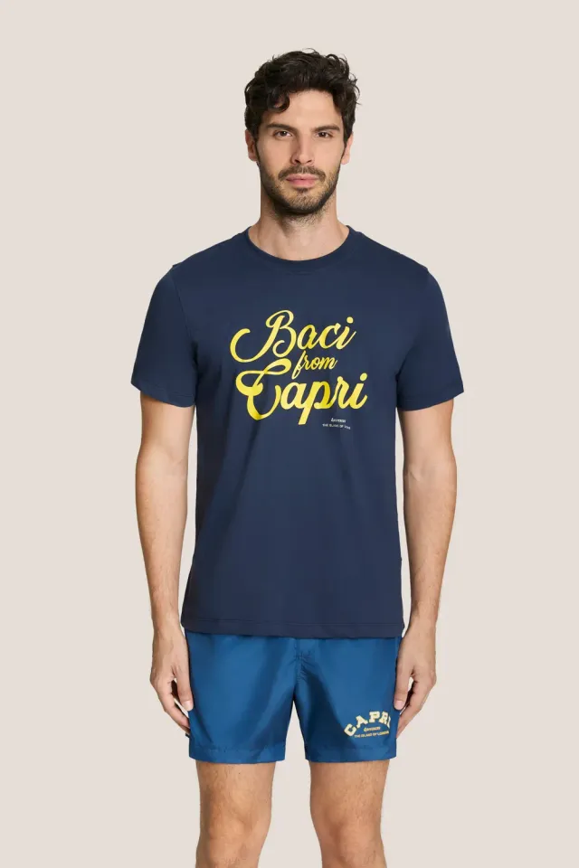 4Giveness Baci from Capri t-shirt uomo blu