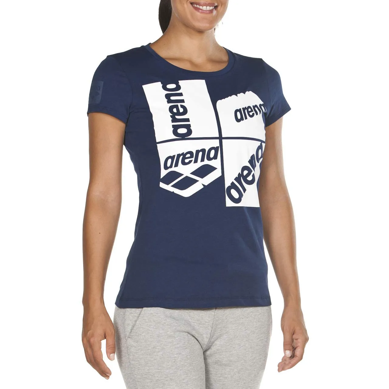 Arena W Essential S maglia donna girocollo jersey