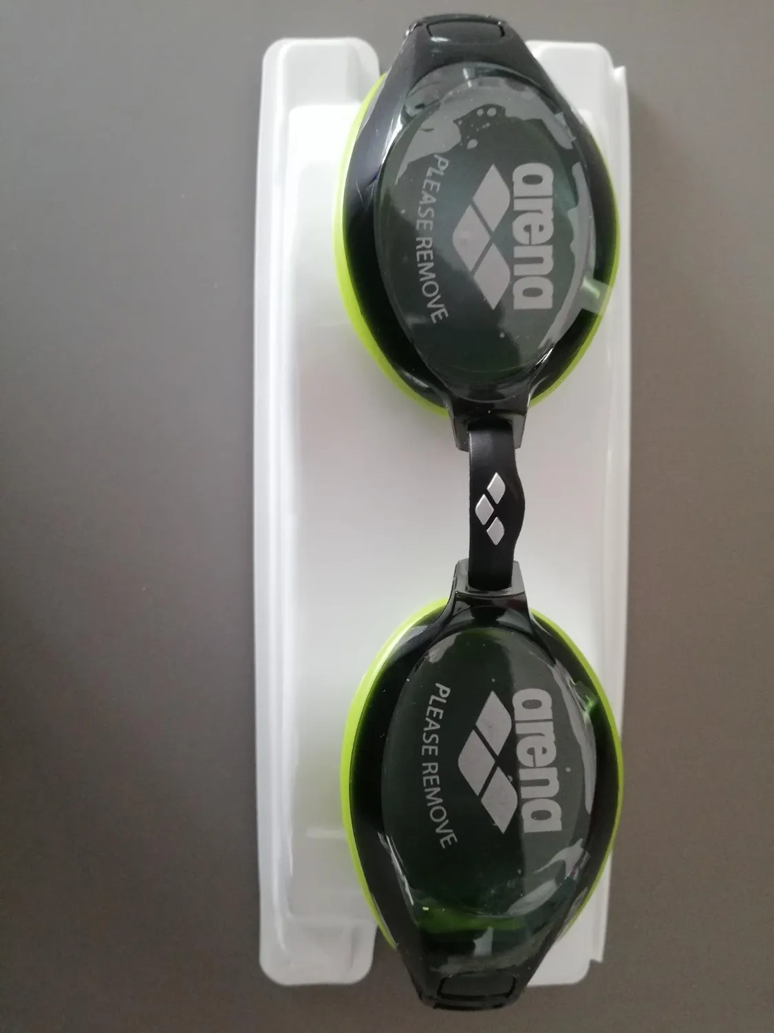 Arena Zoom X-Fit occhialini nuoto blu-trasparente antiappannamento
