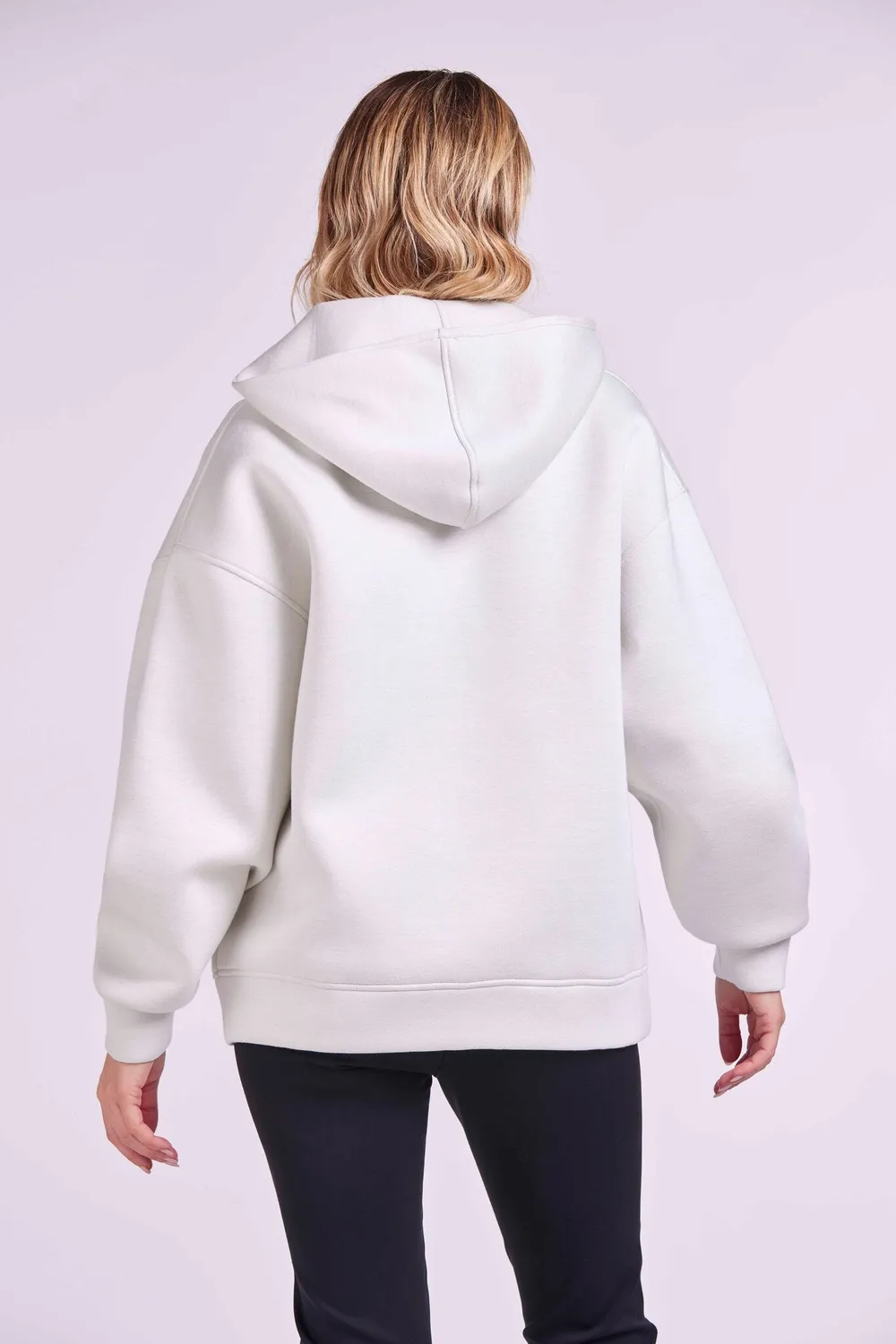 4Giveness 4GVS giacca zip cappuccio nera imbottita XS