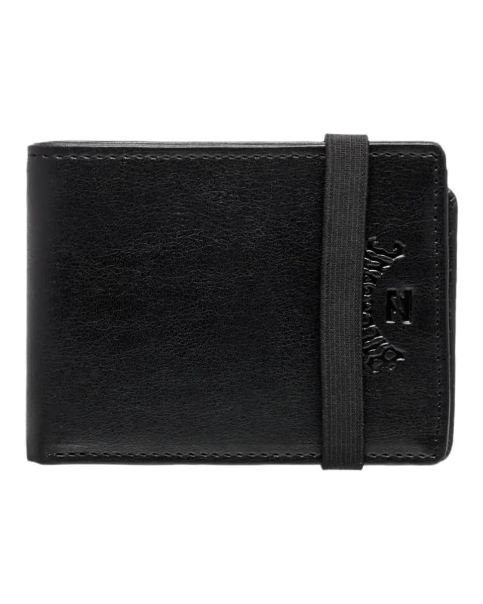 Billabong Locked Slim portafoglio uomo nero slim