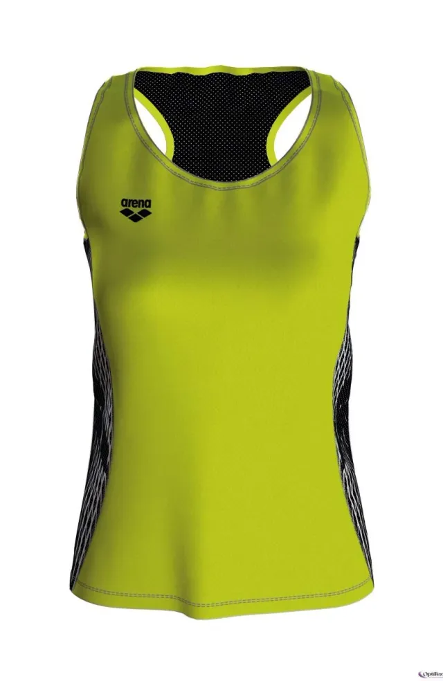 Arena Run Tank Top canotta sportiva donna traspirante asciugatura rapida