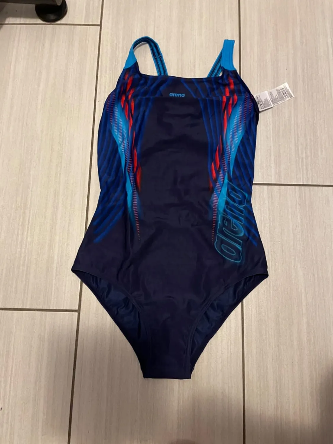 Arena Underwater PRO Back intero donna blu navy