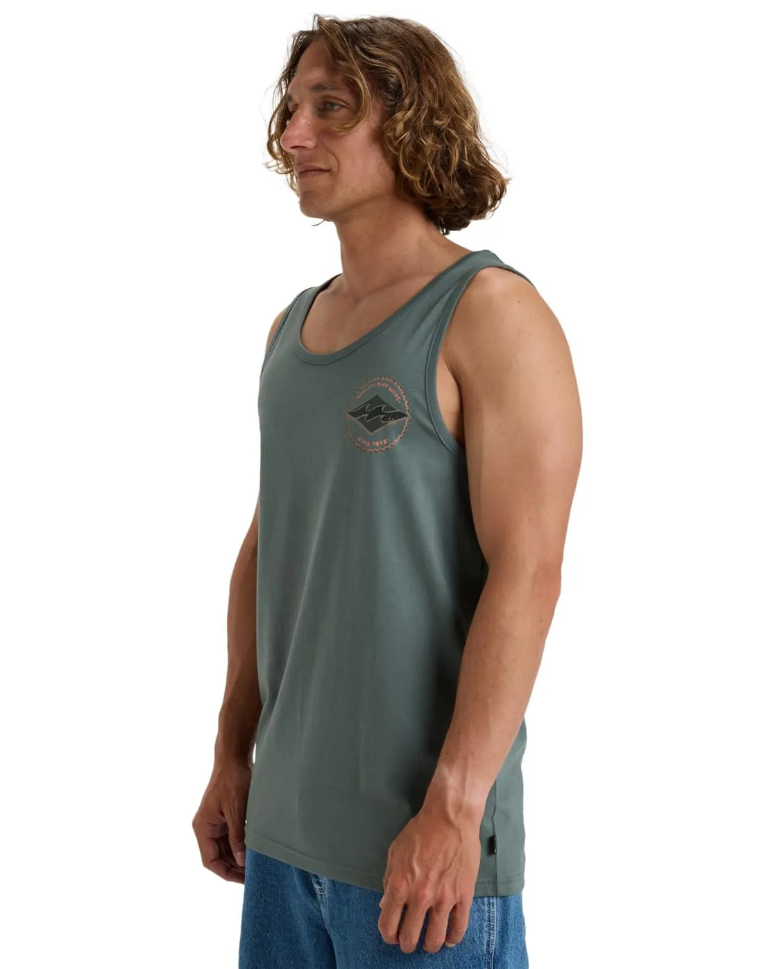 Billabong Rotor Diamond t-shirt uomo bianca cotone