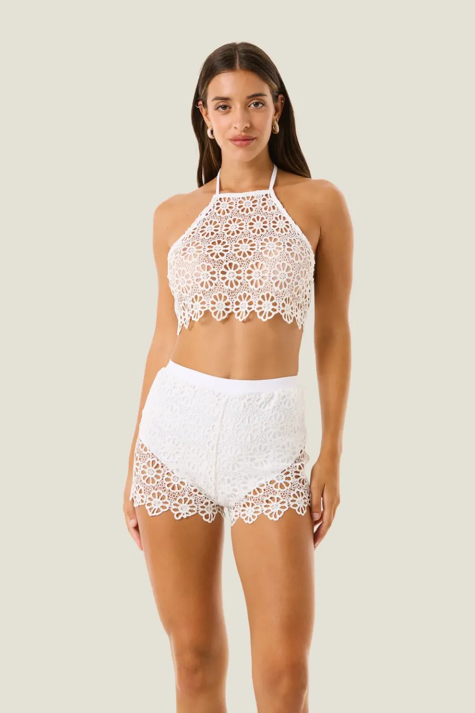 4Giveness Preppy short macramè donna var. unica