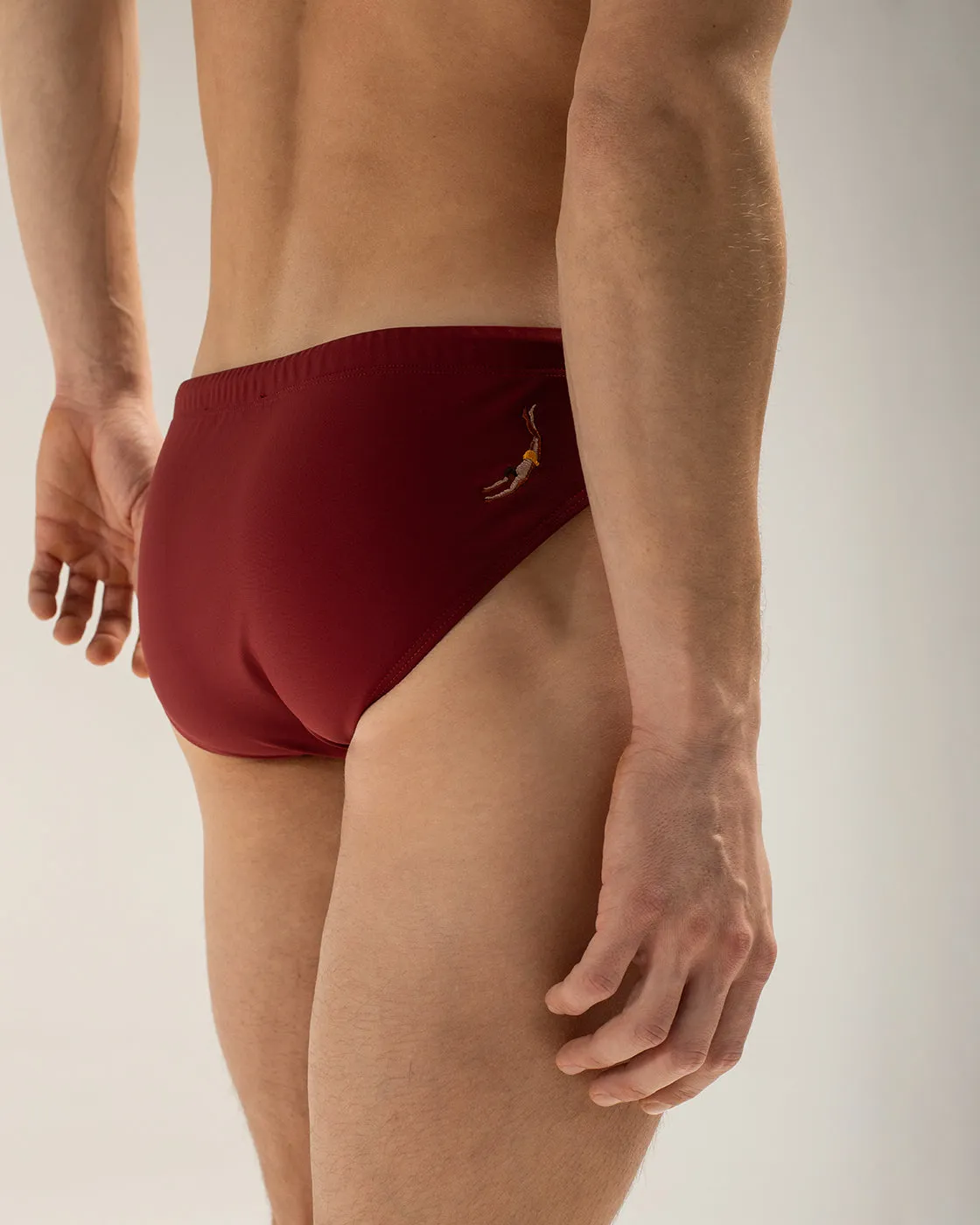 Mosso Sunwear Bordeaux slip mare uomo bordeaux nylon rigenerato