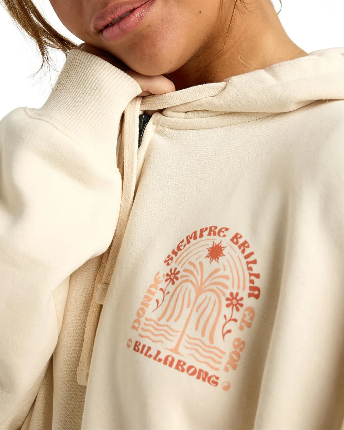 Billabong El Sol felpa donna girocollo con stampa
