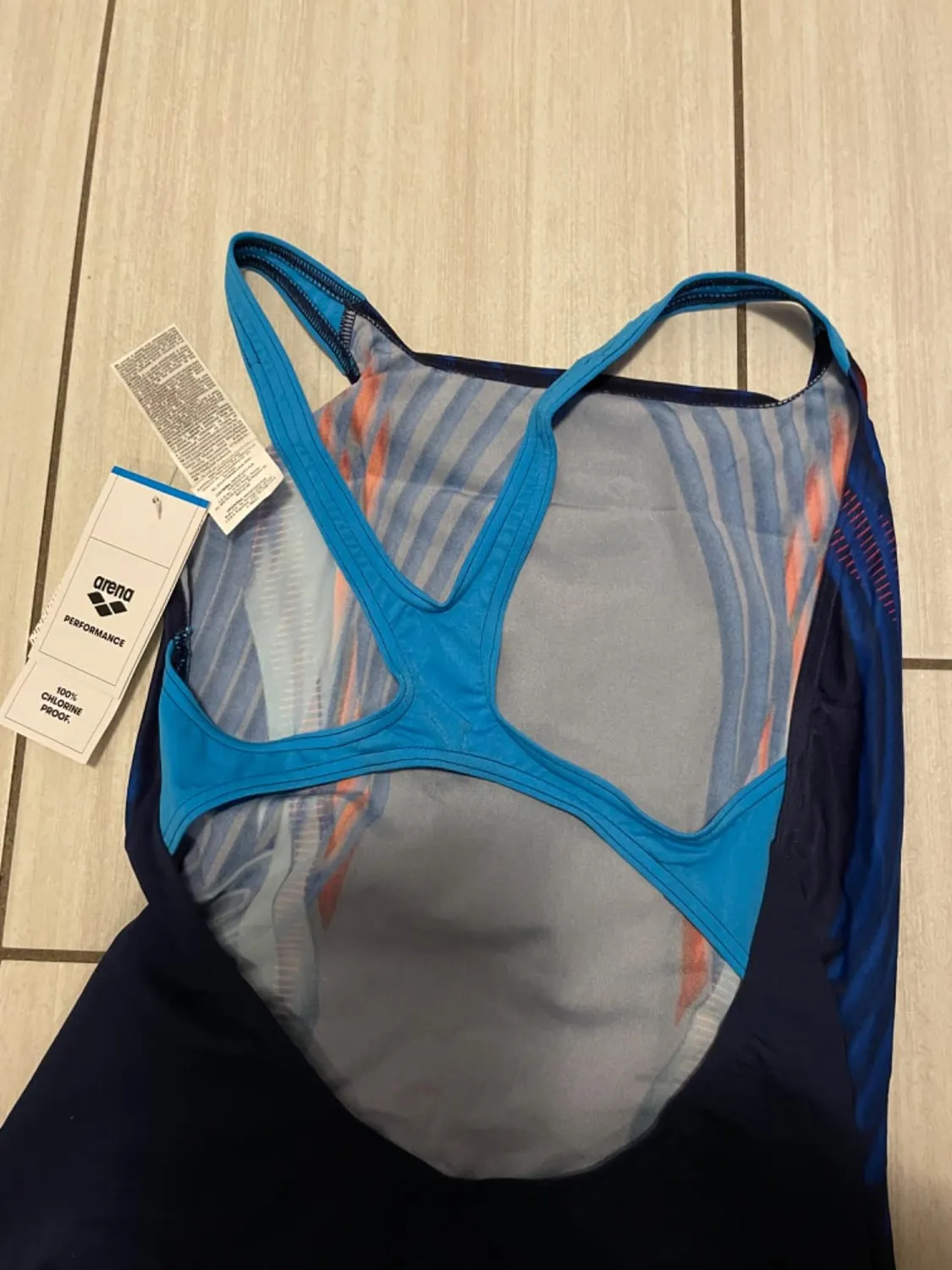 Arena Underwater PRO Back intero donna blu navy