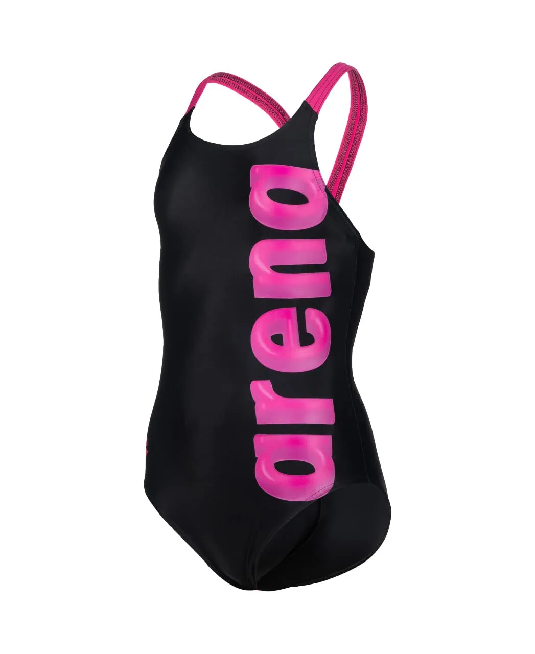 Arena V Back Graphic costume intero ragazza Black Freak Rose 8-9 anni