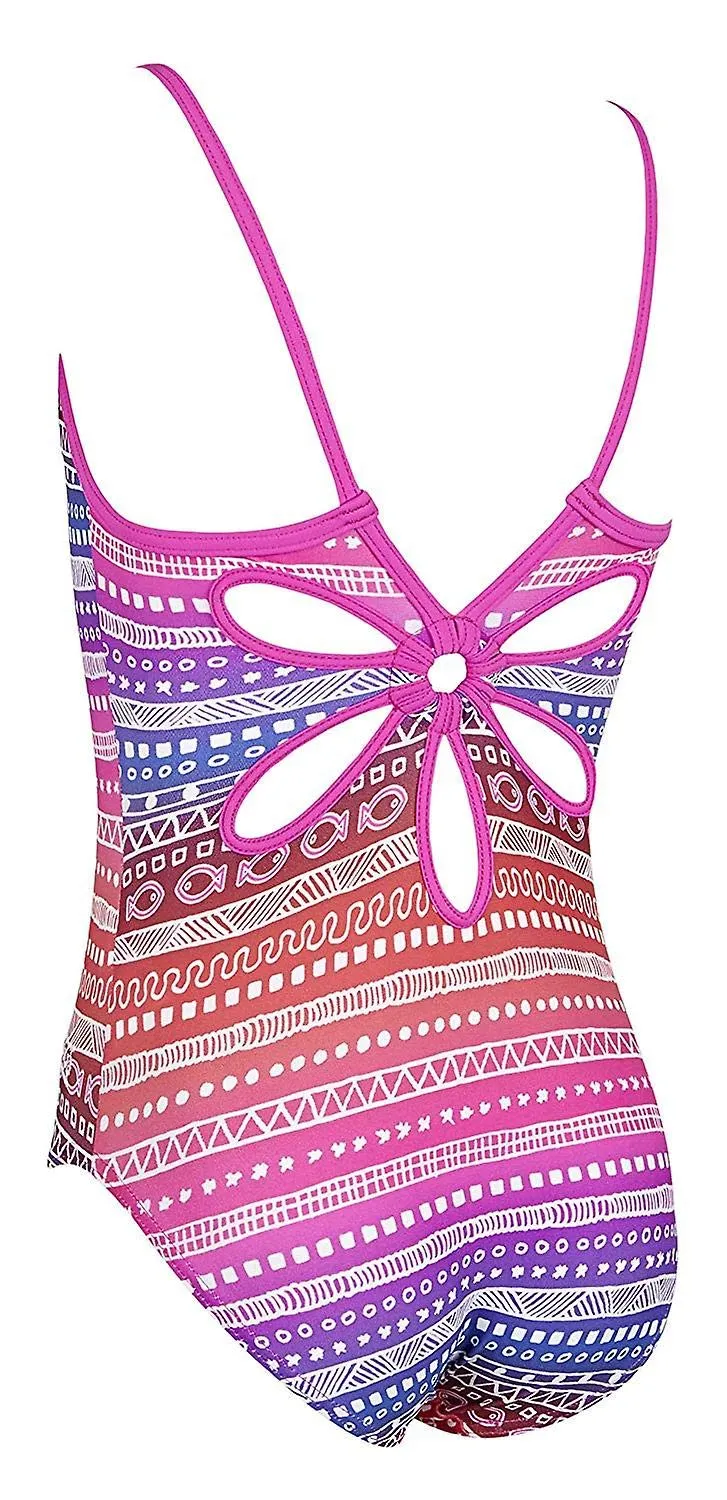 Zoggs Ikat Actionback costume intero bambina 4 anni cloro