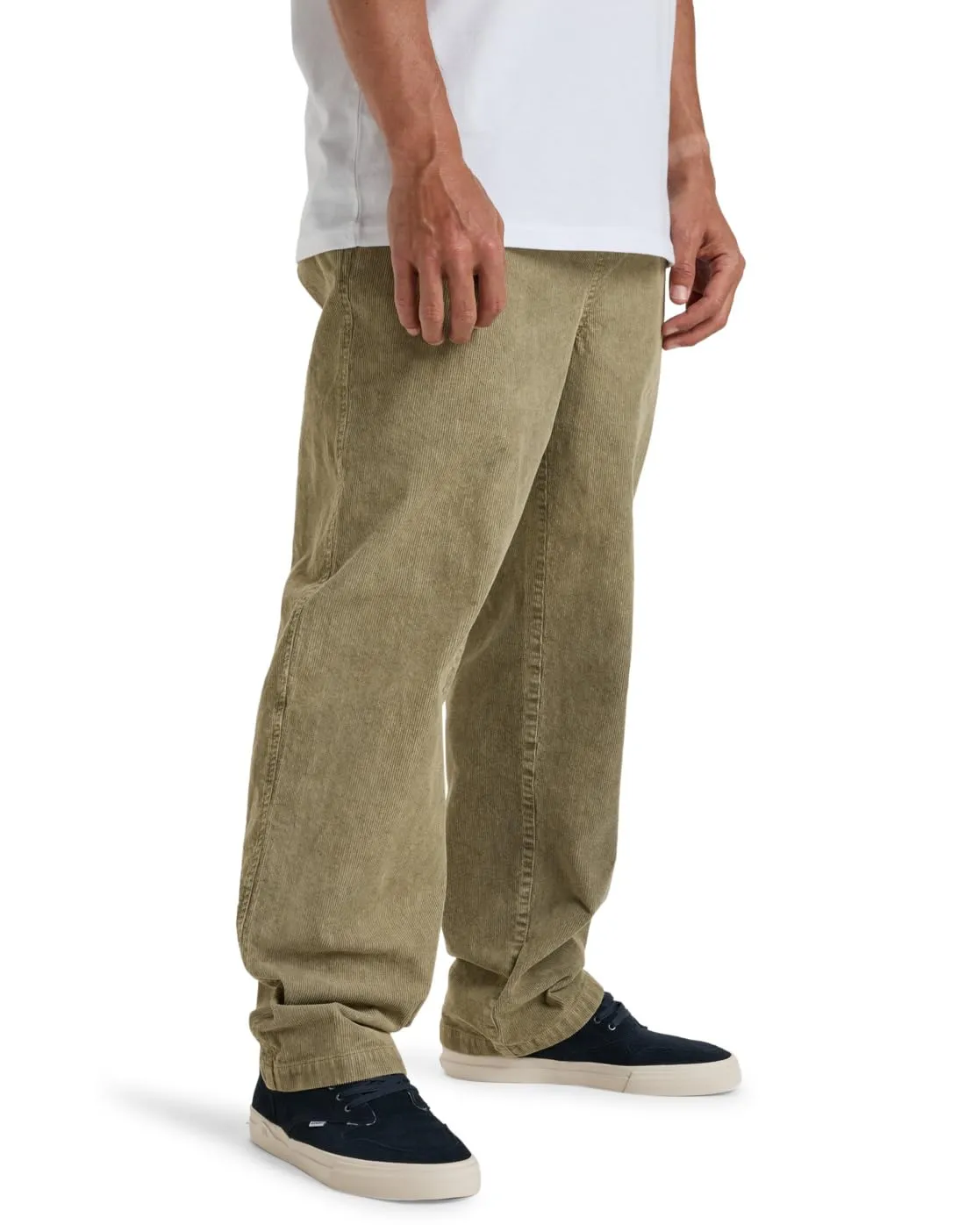 Billabong Larry Cord pantaloni uomo velluto vita elastica