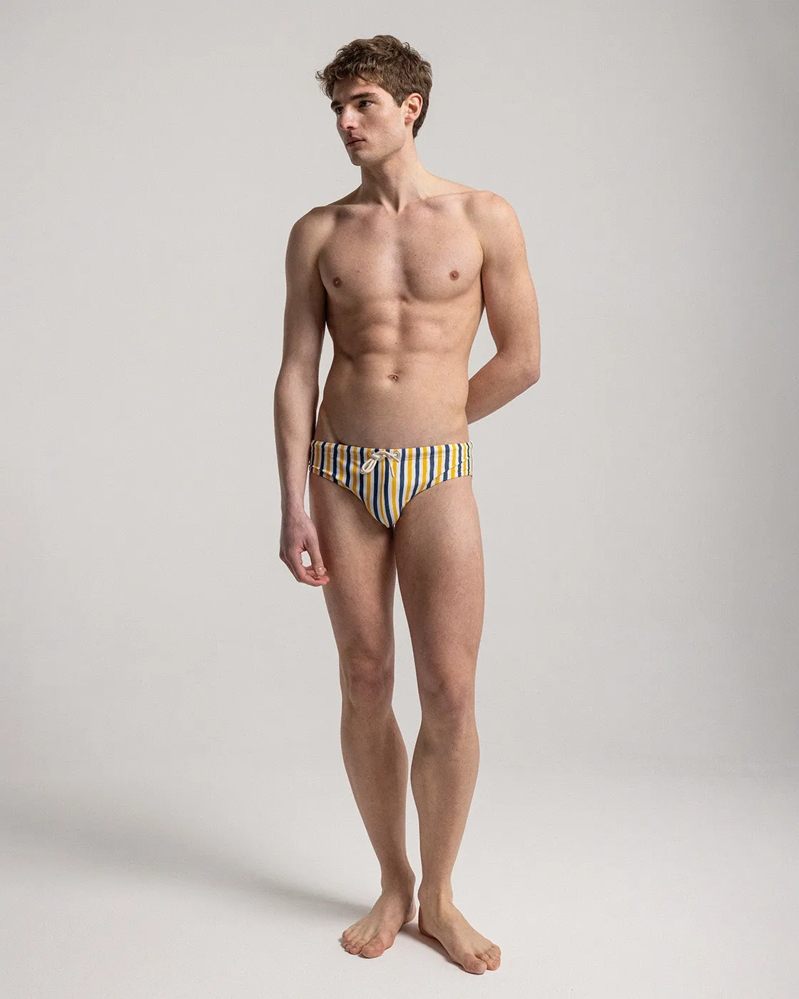 Mosso Sunwear Wave slip mare uomo navy fantasia righe