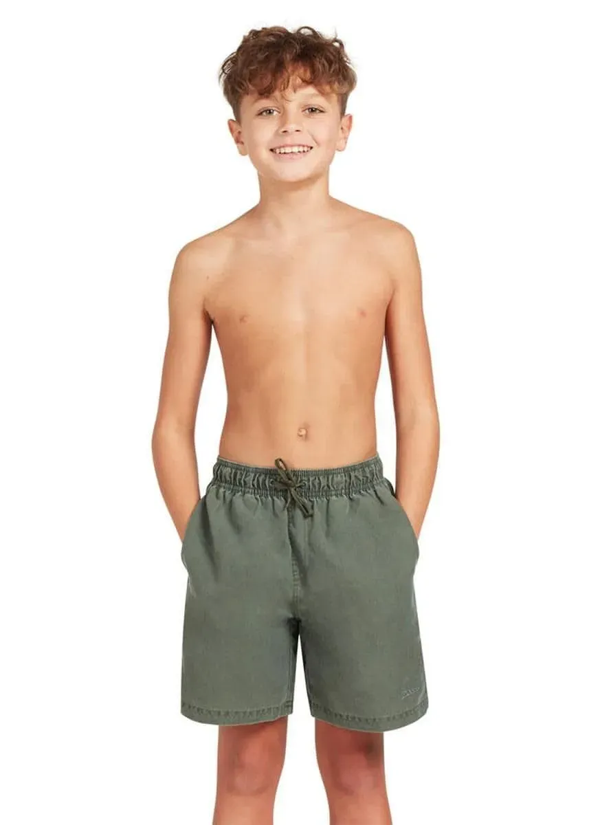 Zoggs Mosman Washed 15" boxer ragazzo Large clororesistente