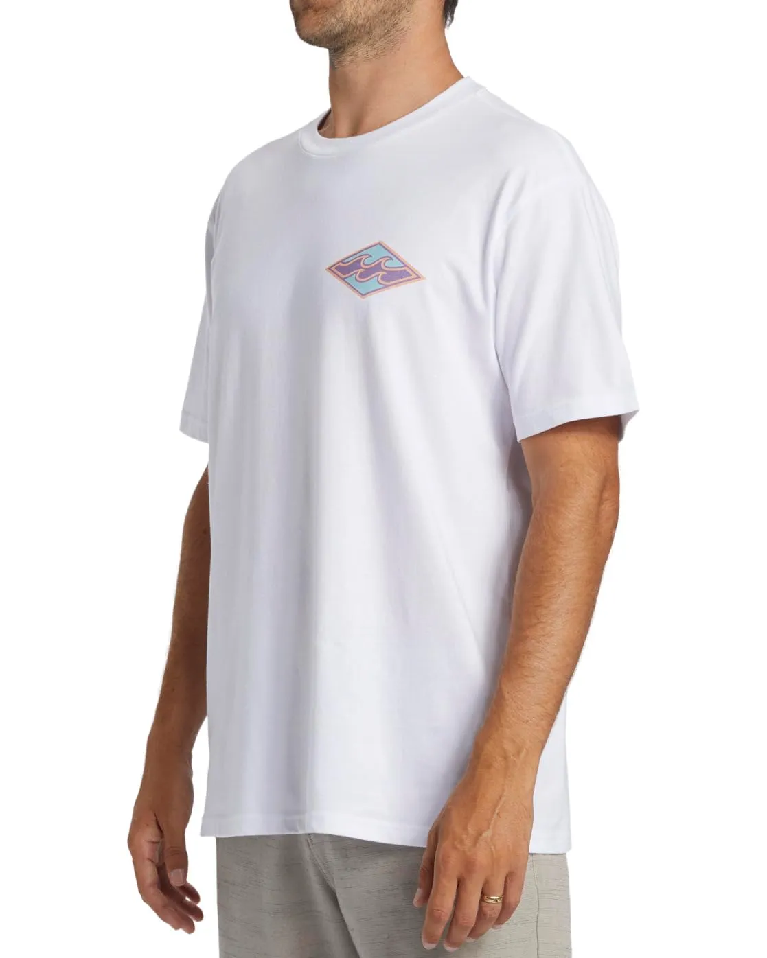 Billabong Crayon Wave SS t-shirt uomo Coastal lavaggio soft