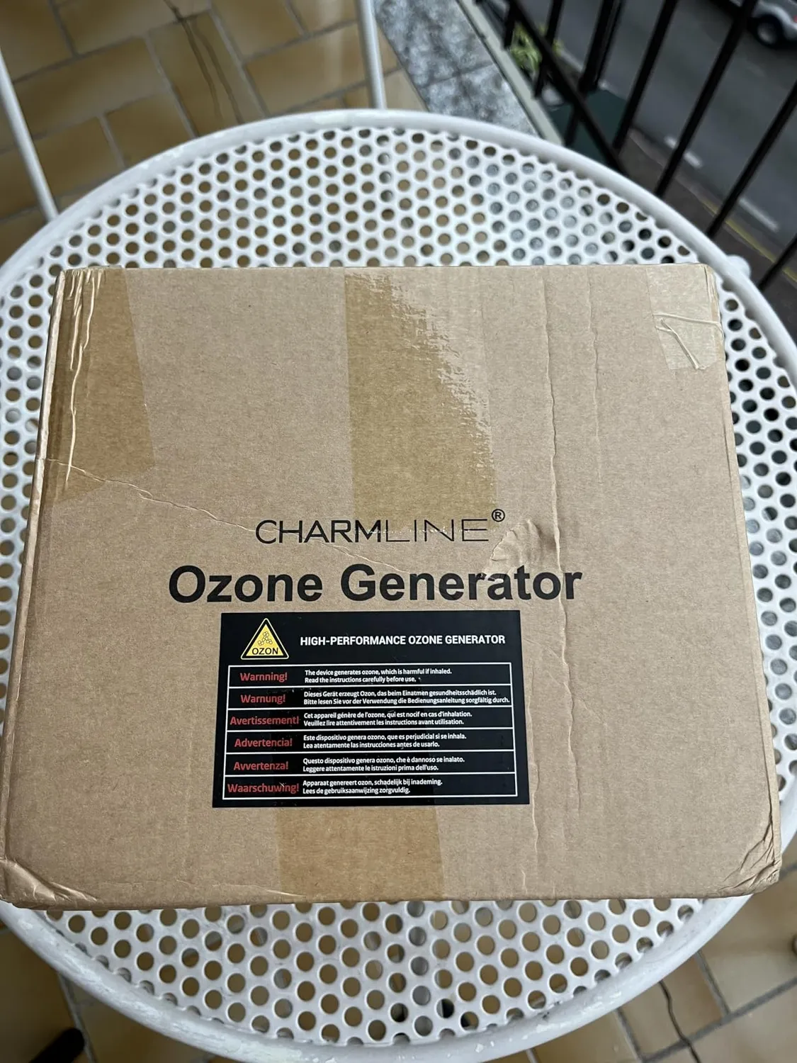 Charmline Classico generatore ozono nero 60000 mg/h