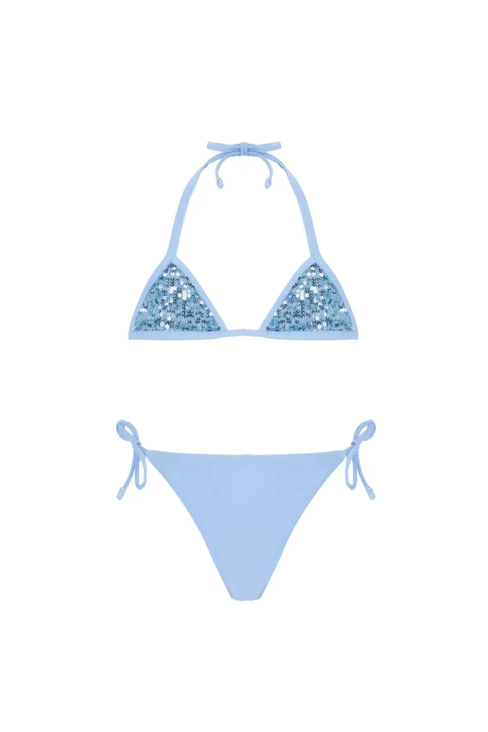4 Giveness Lacci Bikini Triangolo Bimba Verde taglia 8