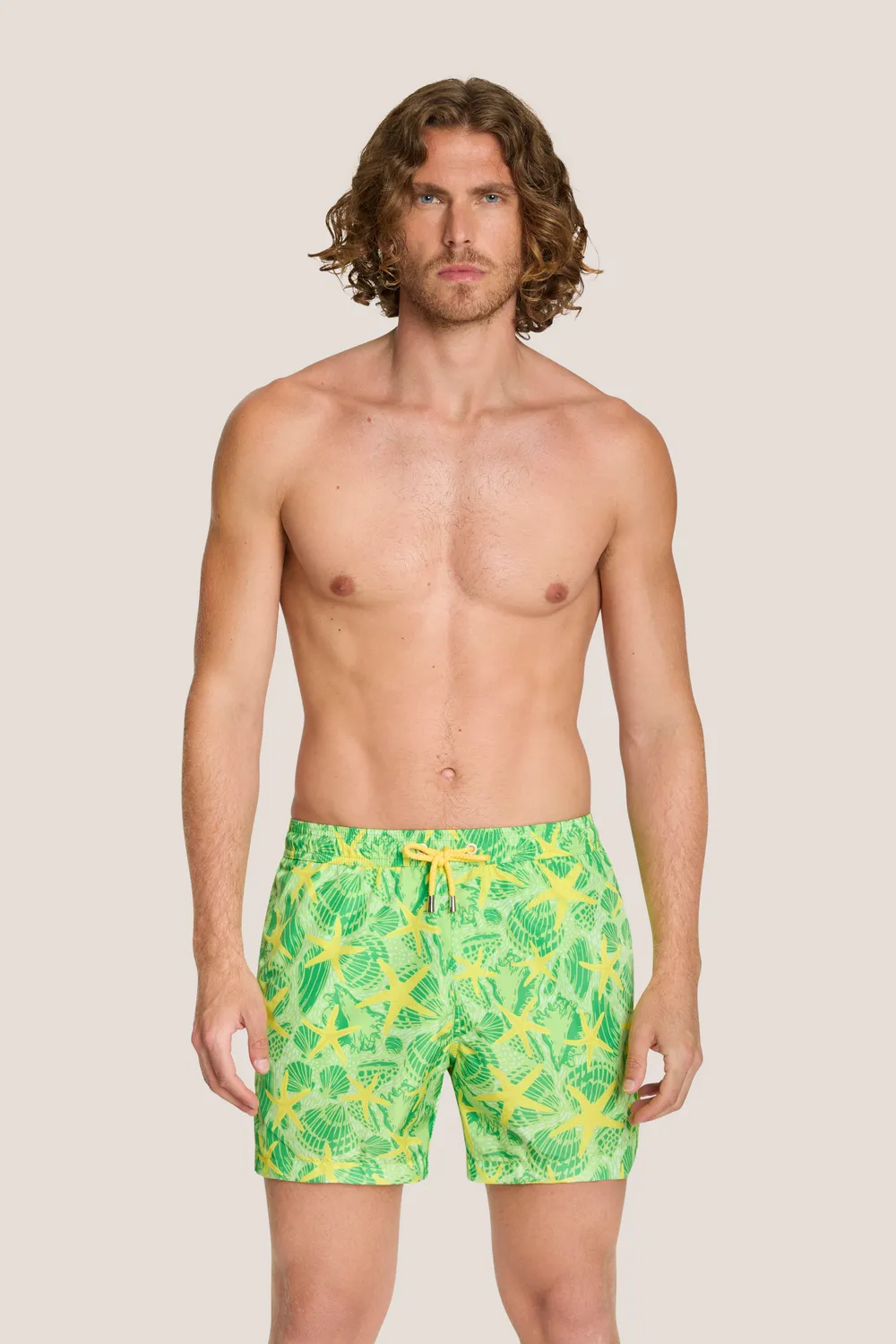 4 Giveness Starfish short mare uomo giallo asciugatura rapida