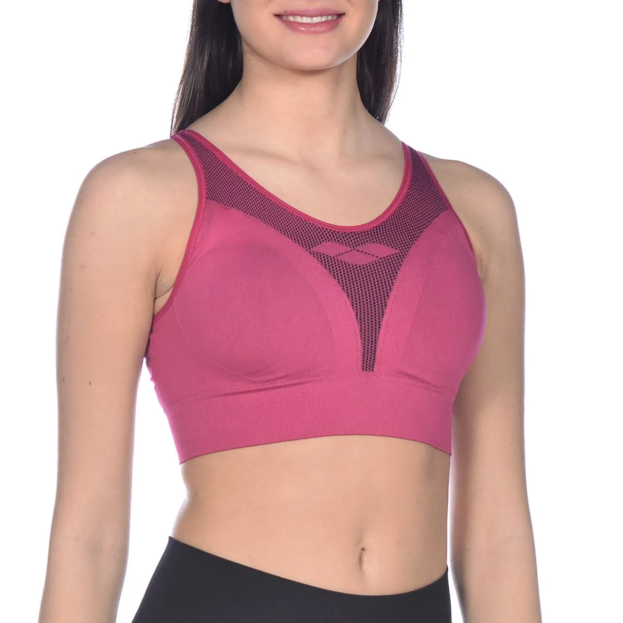 Arena Seamless top sportivo senza cuciture regolabile