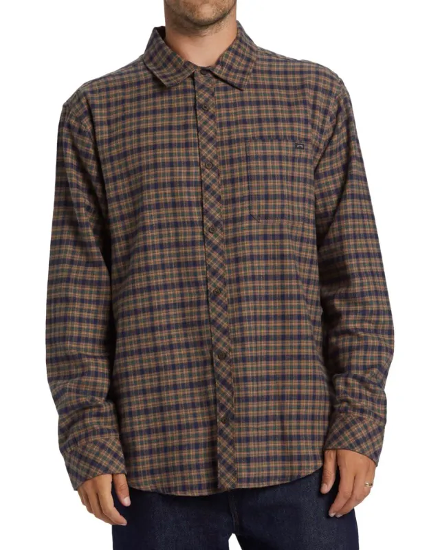 Billabong Coastline Flannel camicia uomo in flanella quadri