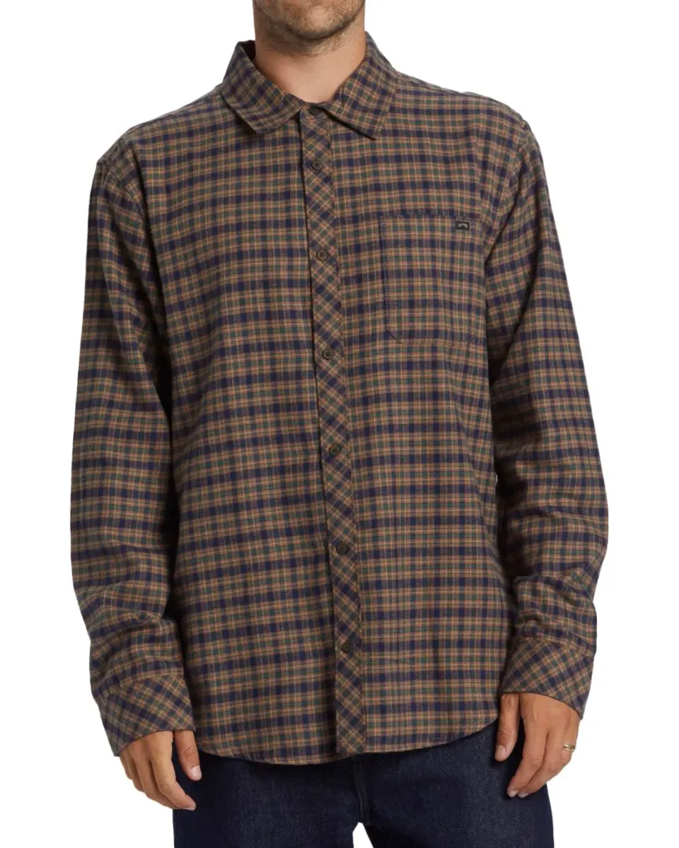Billabong Coastline Flannel camicia uomo in flanella quadri