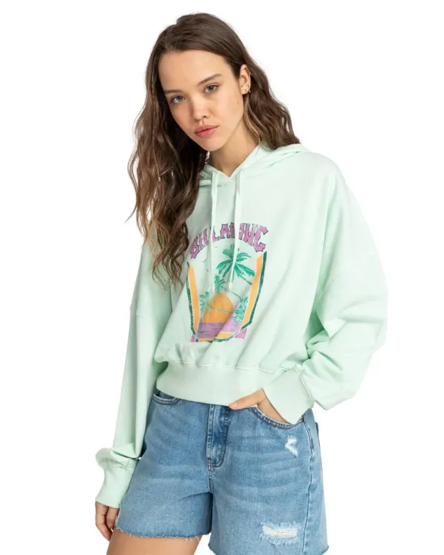 Billabong All Time Fleece felpa donna in cotone riciclato