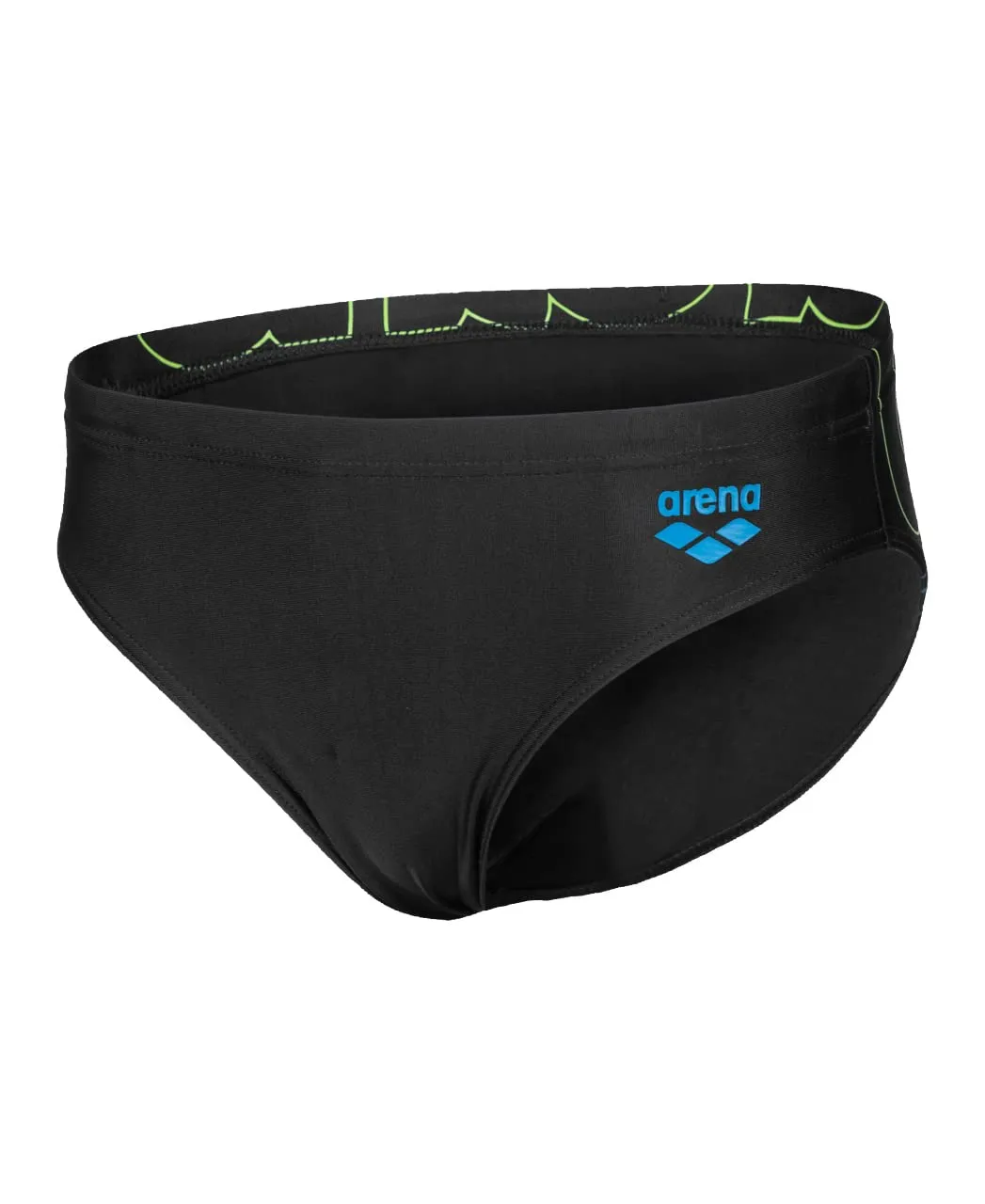 Arena Graphic Slip Nuoto Bambino MaxFit Eco Nero 5,5 cm
