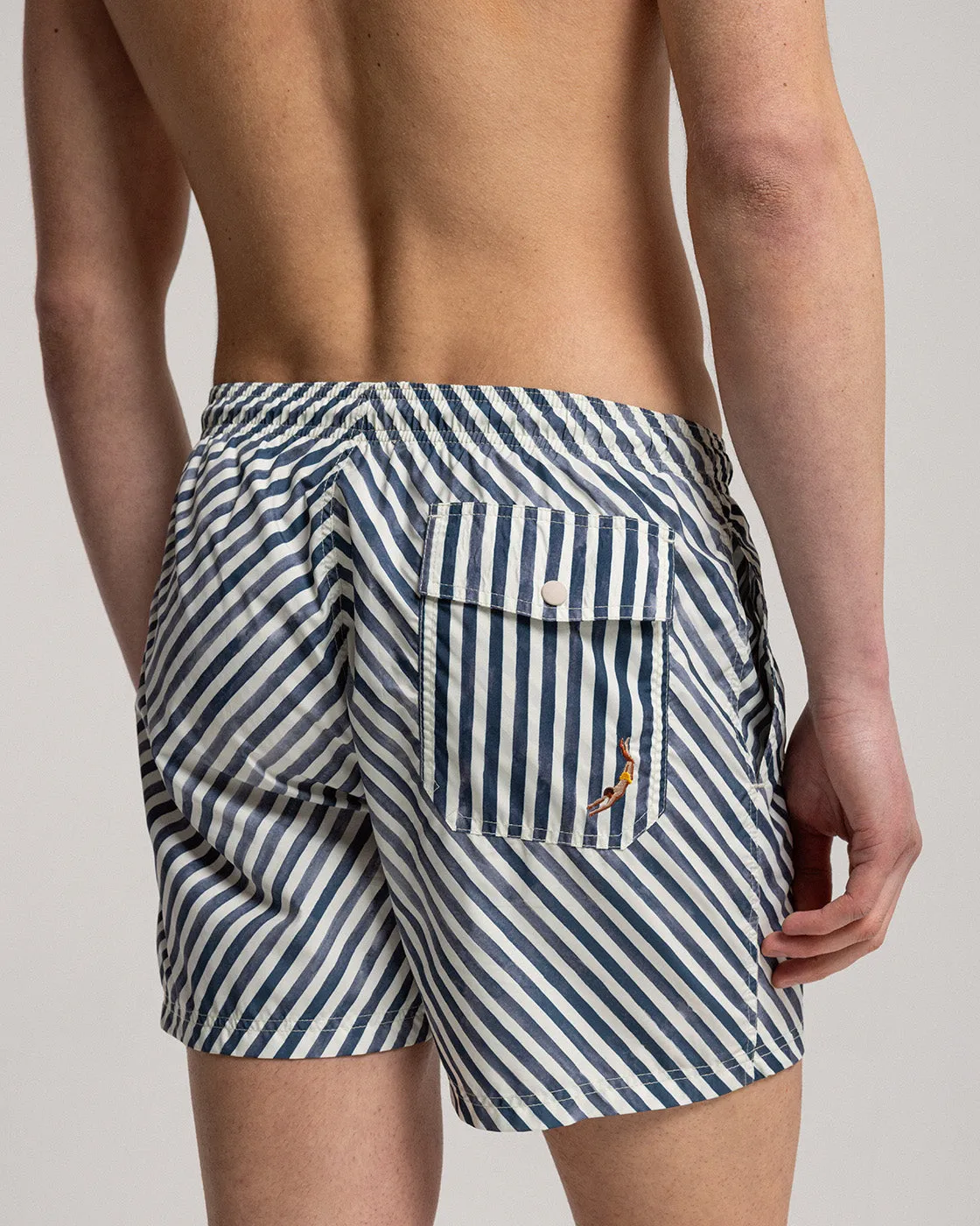 Mosso Sunwear Blue Wave costume boxer mare blu nylon riciclato