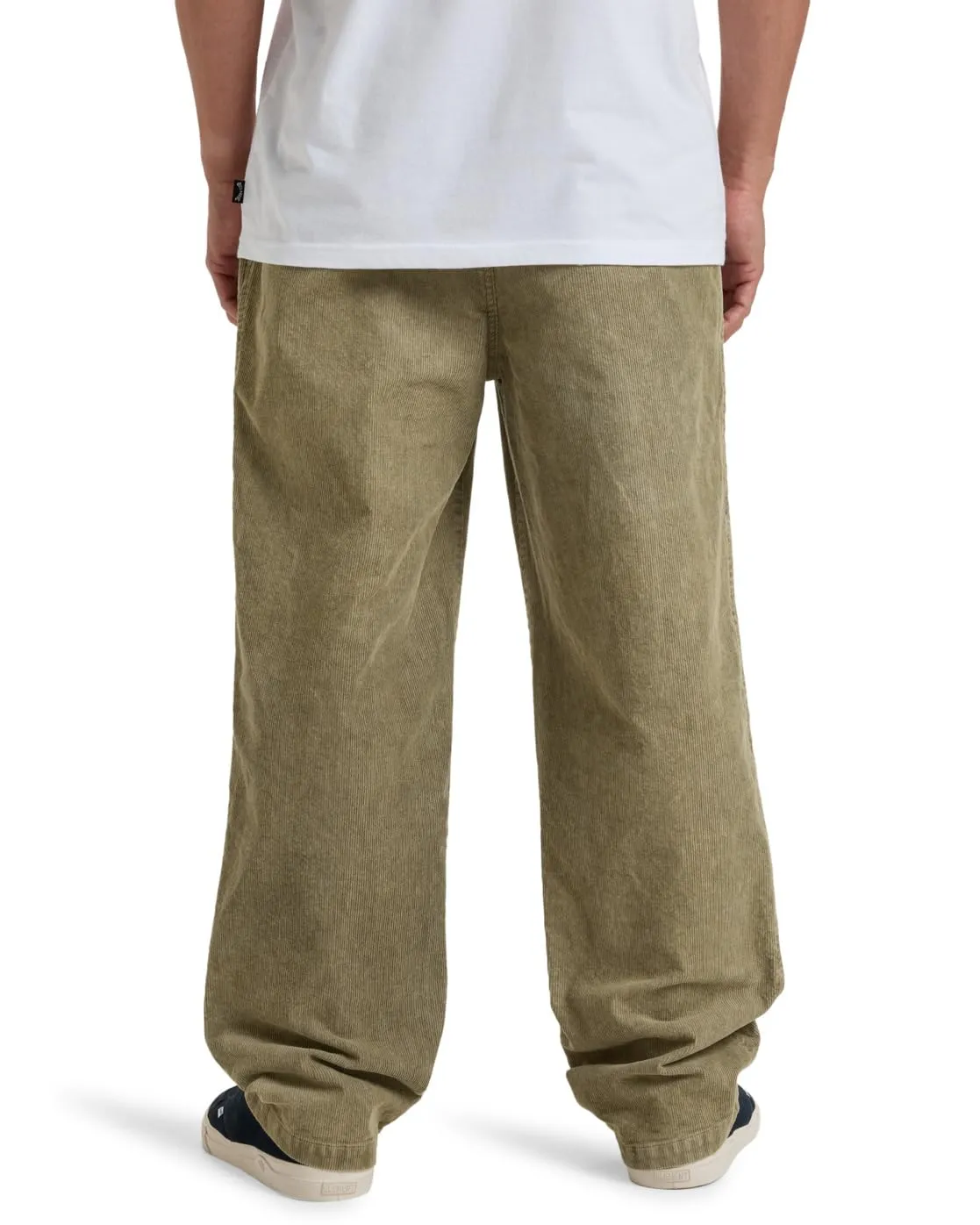 Billabong Larry Cord pantaloni uomo velluto vita elastica