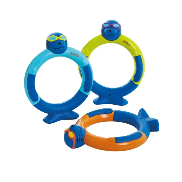 Zoggs Zoggy Dive Rings giochi subacquei bambini 4 bastoncini