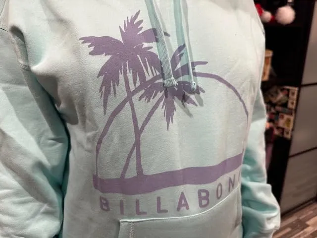 Billabong Palm Isle Hoodi felpa donna L cappuccio