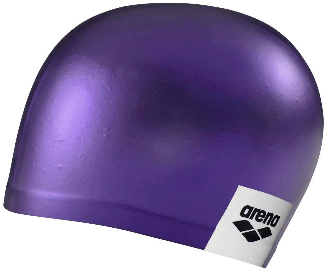 Arena Logo Moulded cuffia nuoto viola silicone