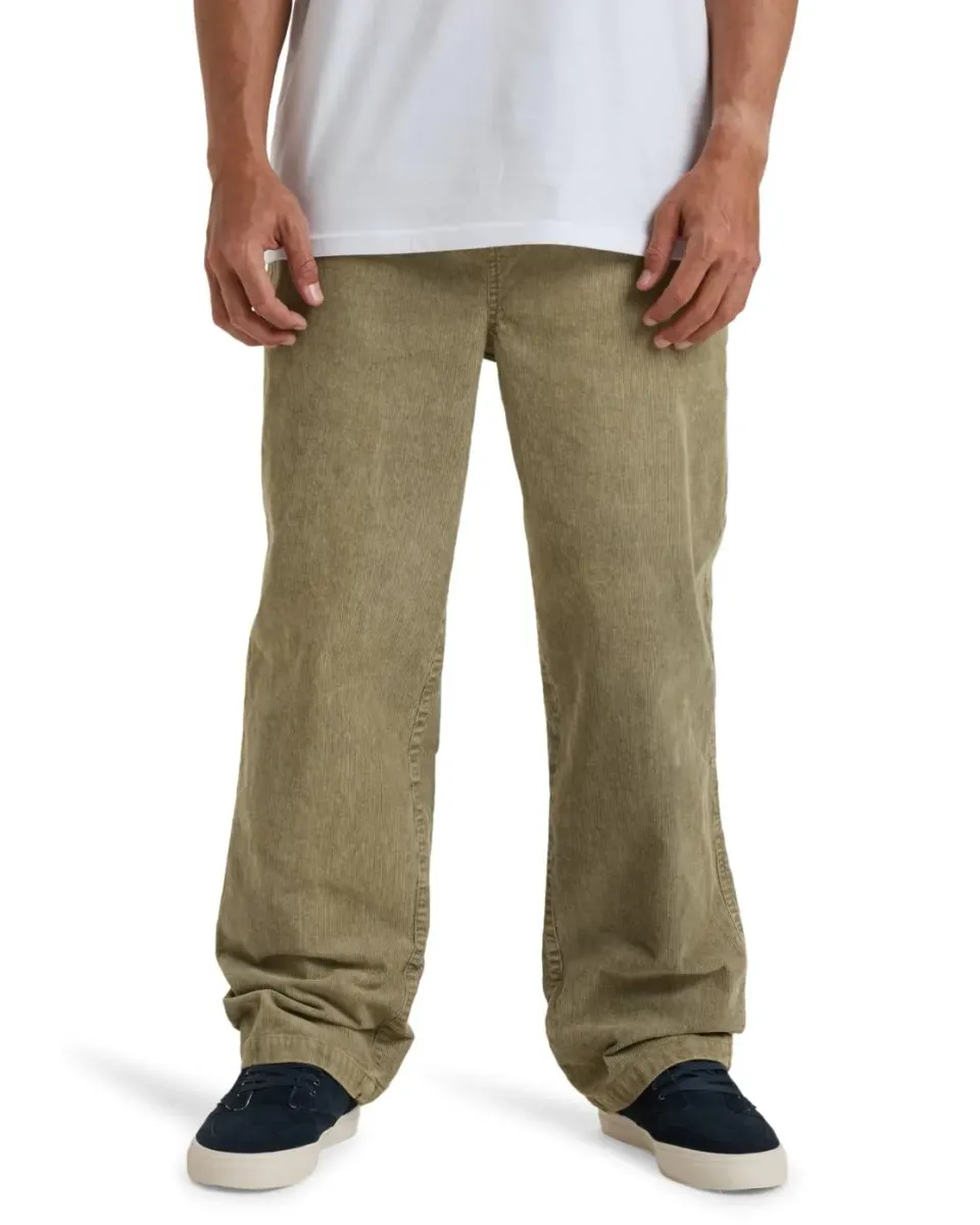 Billabong Larry Cord pantaloni uomo velluto vita elastica