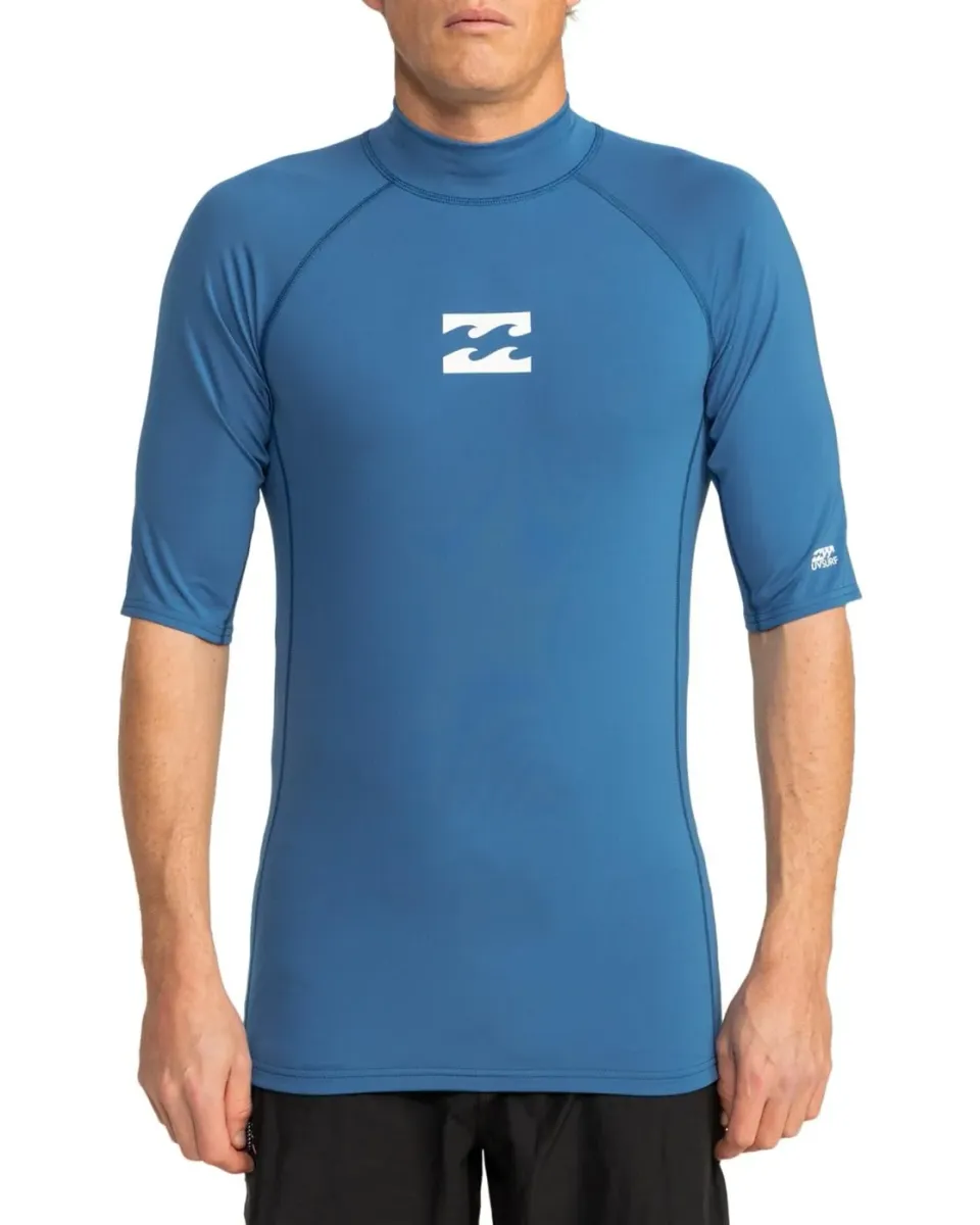 Billabong Waves All Day rash guard uomo blu