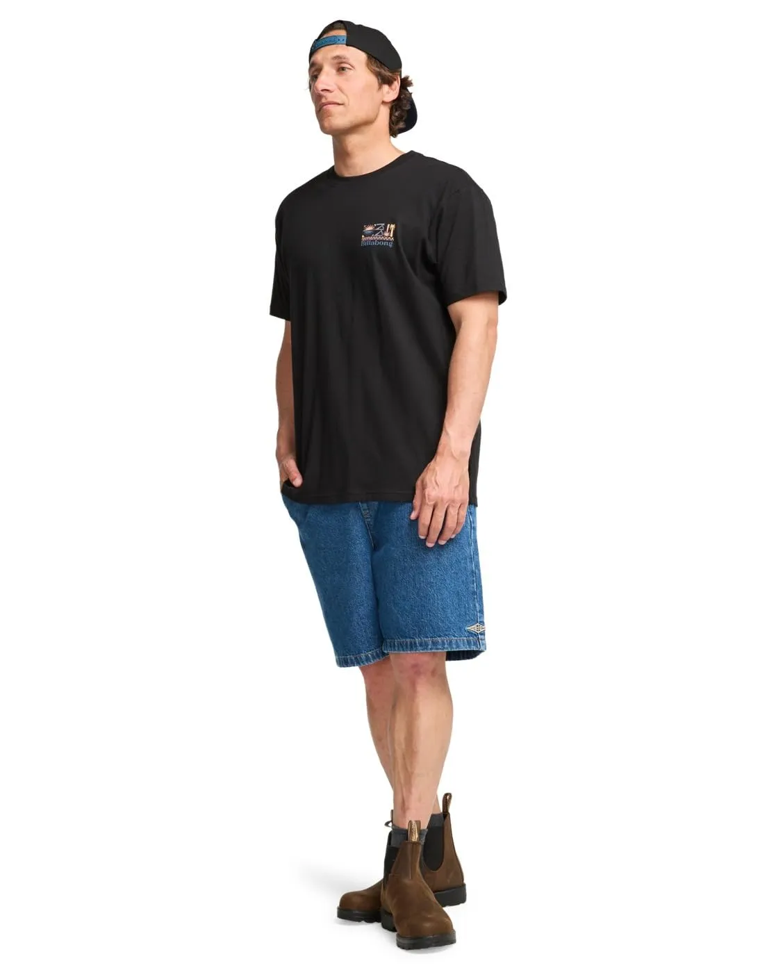 Billabong Segment SS t-shirt uomo nero girocollo