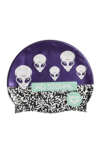 Arena Print Jr cuffia nuoto silicone junior fitness