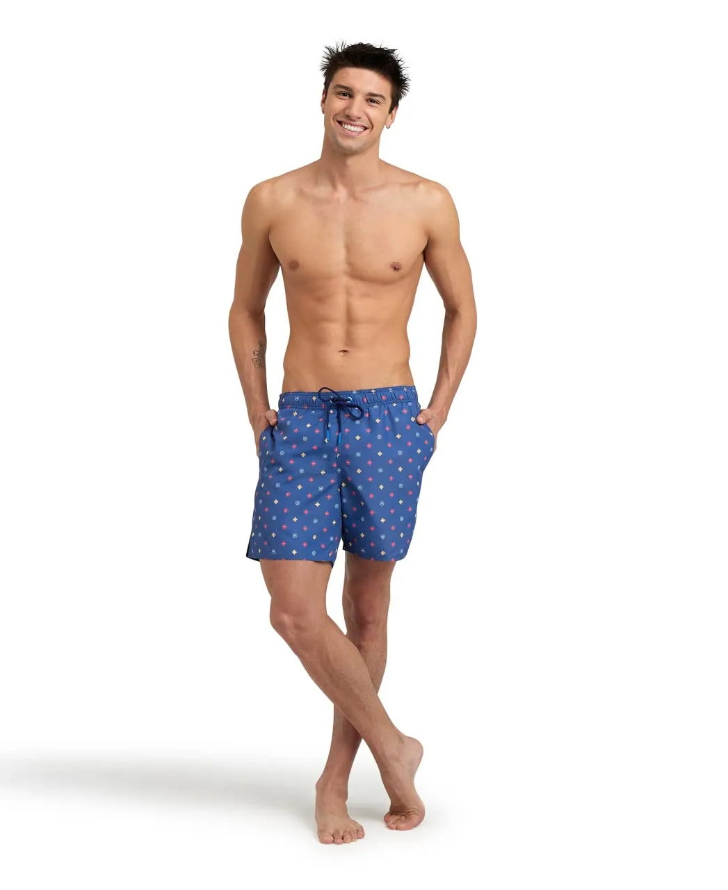 Arena Beach Boxer Allover Costume Uomo L Rapida Asciugatura