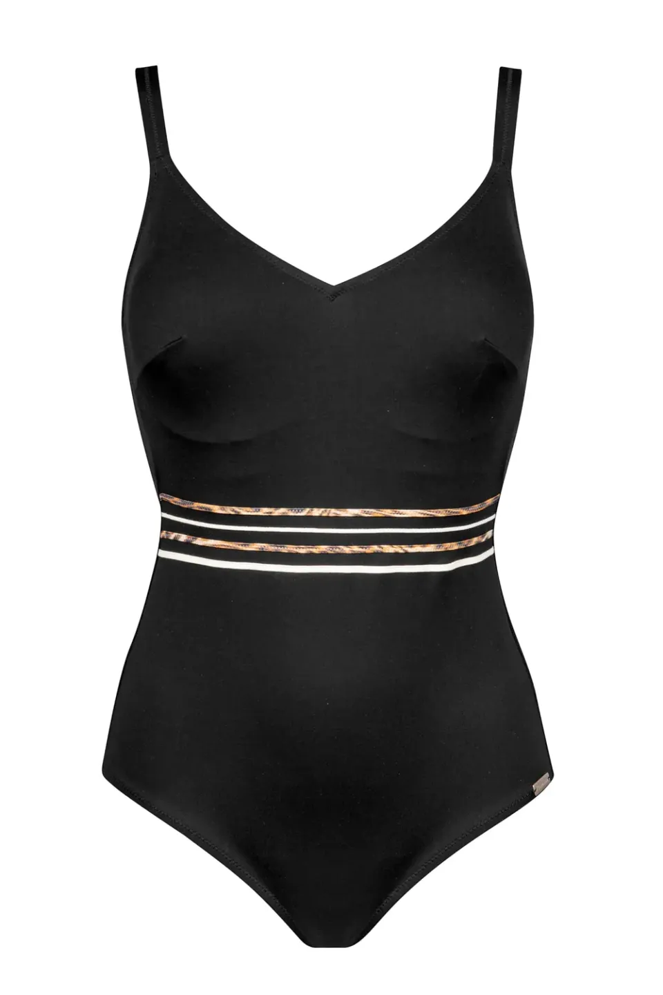 Charmline 1311 costume intero modellante nero leo