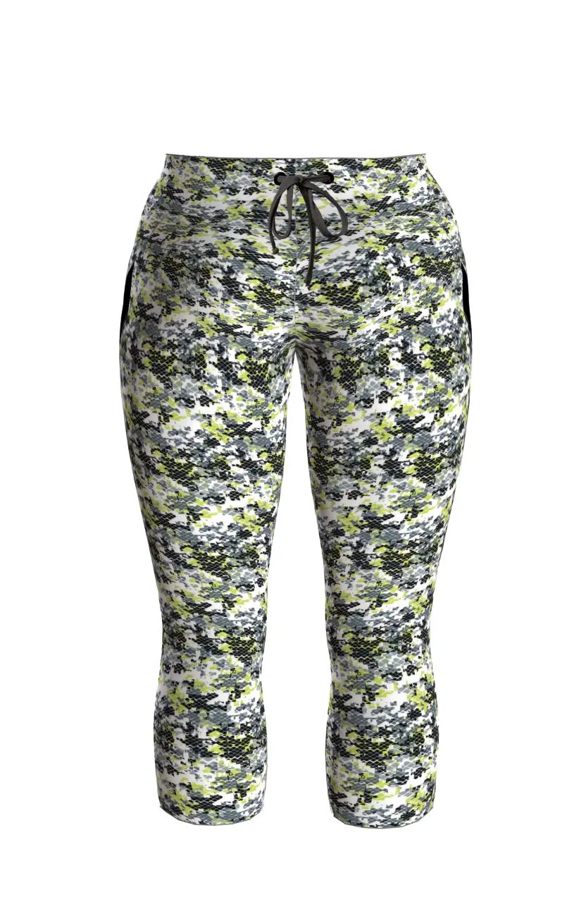 Arena Gym 3/4 Tights Leggings 3/4 Donna aderenti
