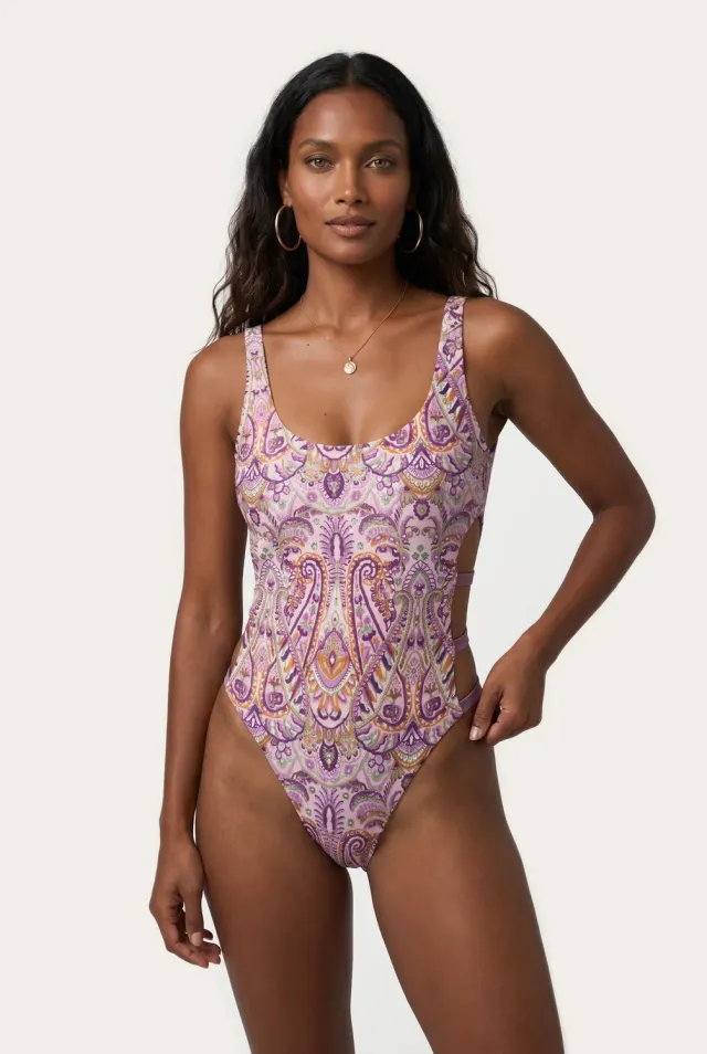 4 Giveness Paisley Bloom costume intero XS paisley