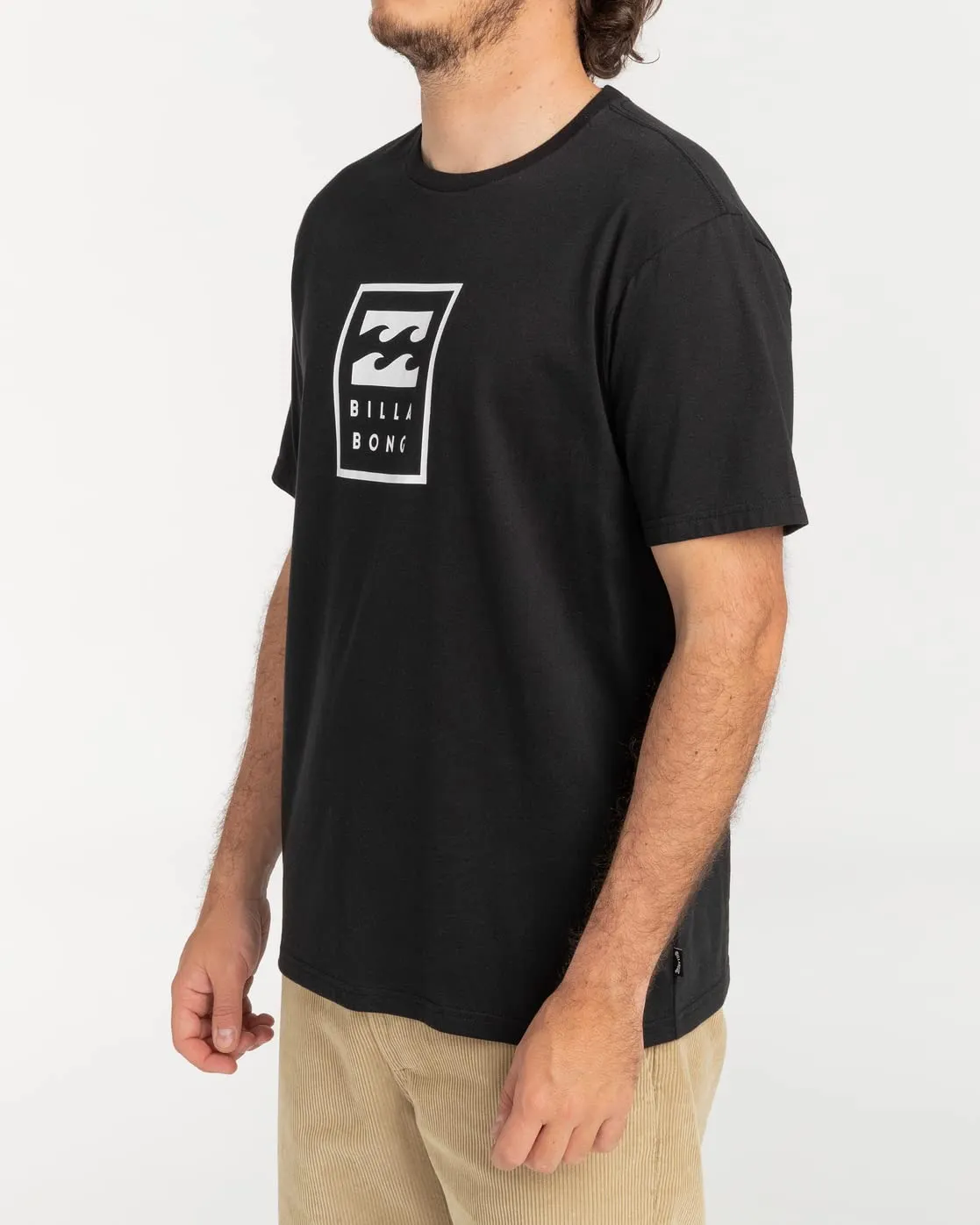 Billabong Unity Stacked T-Shirt uomo XL nero cotone
