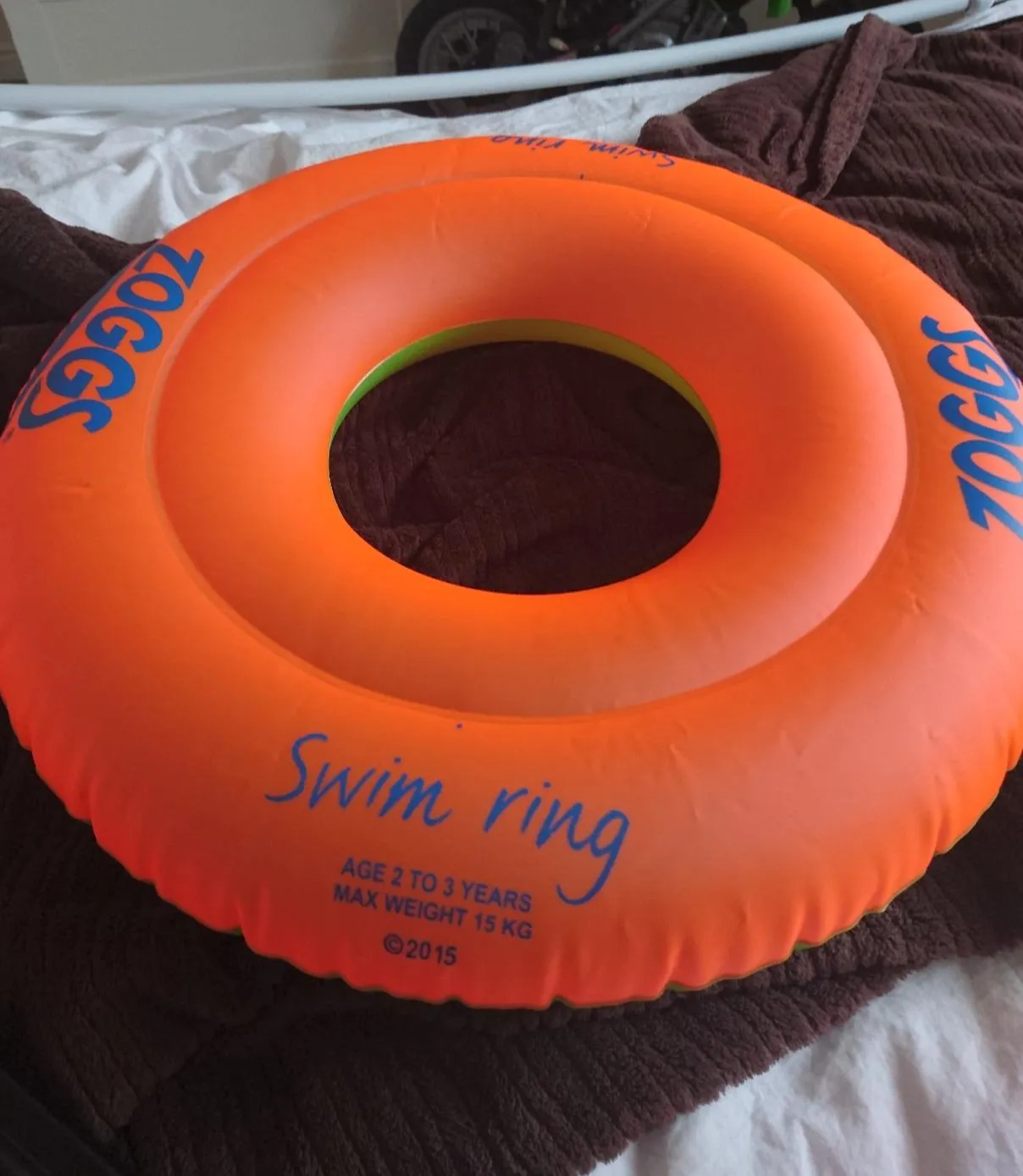 Zoggs Swim Ring salvagente bambini 3-6 anni arancione