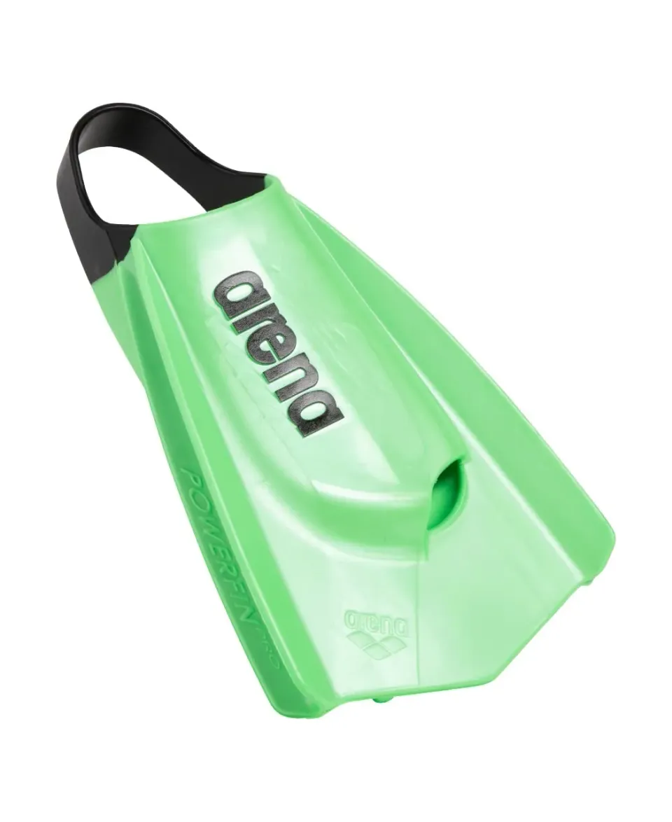 Arena Powerfin Pro II pinne nuoto silicone lime lama corta