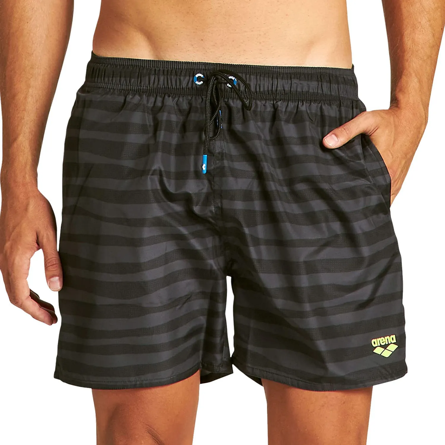 Arena Fundamentals Allover Costume Uomo Nero Multi