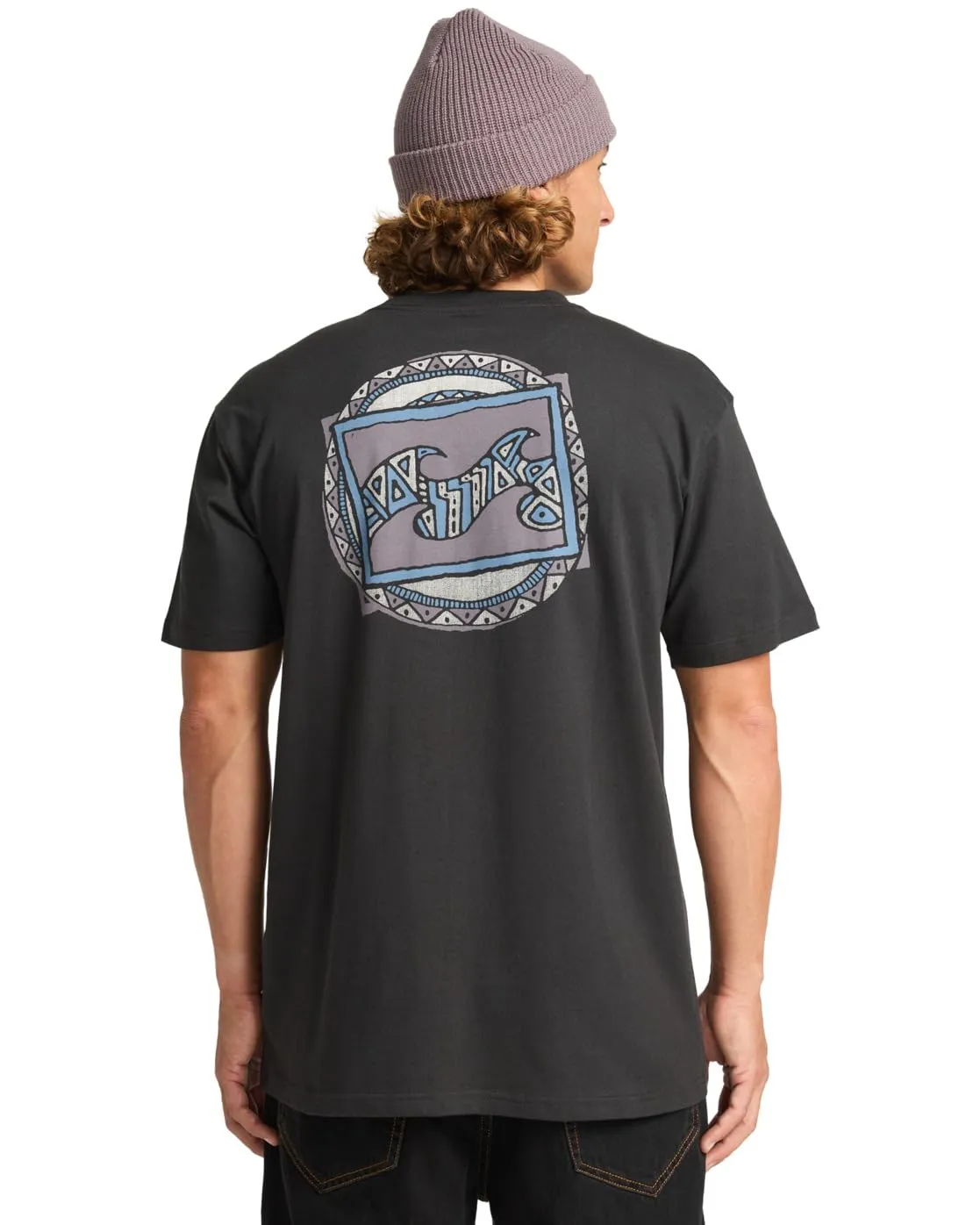 Billabong Crayon Wave SS T-Shirt Uomo M Bianco Cotone
