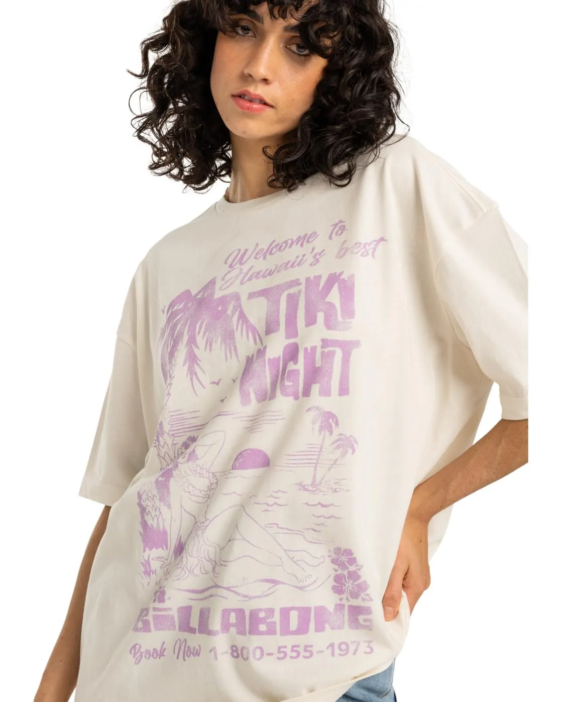 Billabong High On Life t-shirt donna L cotone 100%