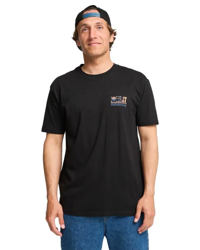 Billabong Segment SS t-shirt uomo nero girocollo