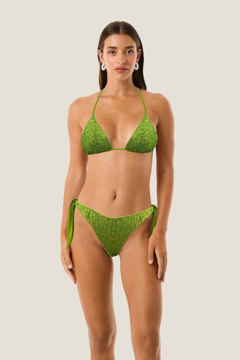 4 Giveness Marylin Pop Splash slip bikini paillettes laccetti