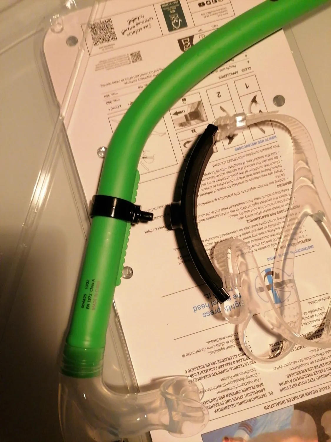 Arena Swim Snorkel III boccaglio nuoto nero valvola
