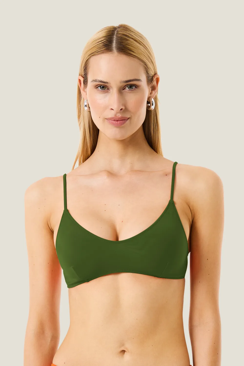 4 Giveness Exchange Color top bikini tinta unita coppe removibili